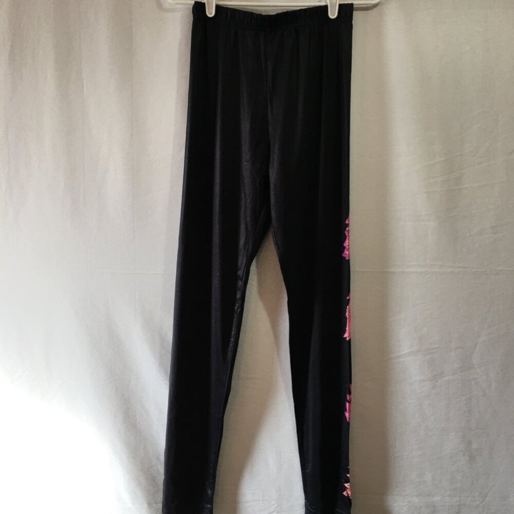 Pink Tree Christmas Leggings